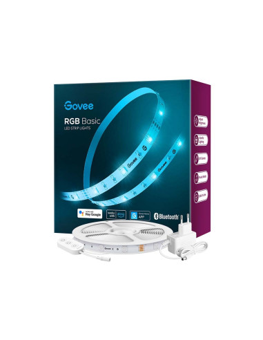 Govee Taśma Led Basic Strip Light 10M Rgbic, Wi-Fi, Bluetooth H618C3D1