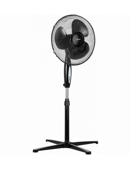 Wentylator Stojący Mpm Mwp-25/C, 3 Poziomy Pracy, Pilot Zdalnego Sterowania, Moc: 45 W, Czarny