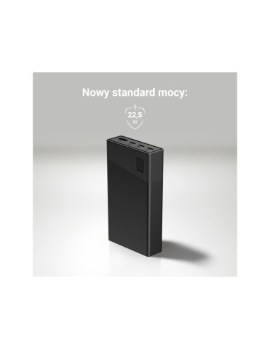 Green Cell Powerbank Powerplay 20S Biały 20000Mah 22,5W 3X Usb-C Pd 1X Usb-A