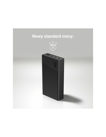 Green Cell Powerbank Powerplay 20S Biały 20000Mah 22,5W 3X Usb-C Pd 1X Usb-A