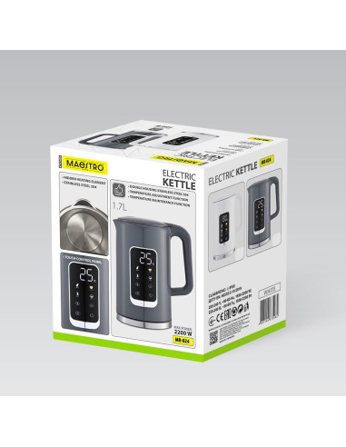 Czajnik Elektryczny Maestro Mr-024-Grey