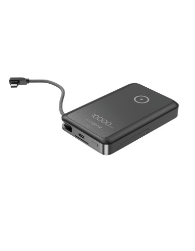 Gembird Bezprzewodowy Powerbank Magnetyczny 15 W Ze Zintegrowaną Podstawką 10000 Mah, Czarny