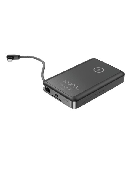 Gembird Bezprzewodowy Powerbank Magnetyczny 15 W Ze Zintegrowaną Podstawką 10000 Mah, Czarny
