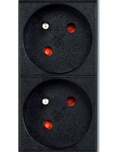Gembird Listwa Zasilająca Rack 19" Pdu 1U, 16A, 9X Gniazdo French, Wtyk Fr, Kabel 2M