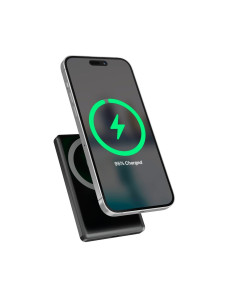 Gembird Bezprzewodowy Powerbank Magnetyczny 15W Z Wyświetlaczem Lcd 10000 Mah, Czarny
