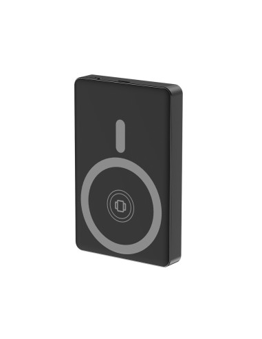 Gembird Bezprzewodowy Powerbank Magnetyczny 15W Z Wyświetlaczem Lcd 10000 Mah, Czarny