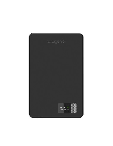 Gembird Bezprzewodowy Powerbank Magnetyczny 15W Z Wyświetlaczem Lcd 10000 Mah, Czarny