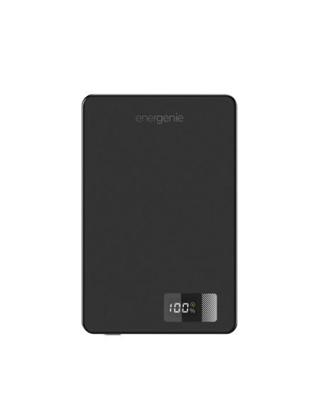 Gembird Bezprzewodowy Powerbank Magnetyczny 15W Z Wyświetlaczem Lcd 10000 Mah, Czarny