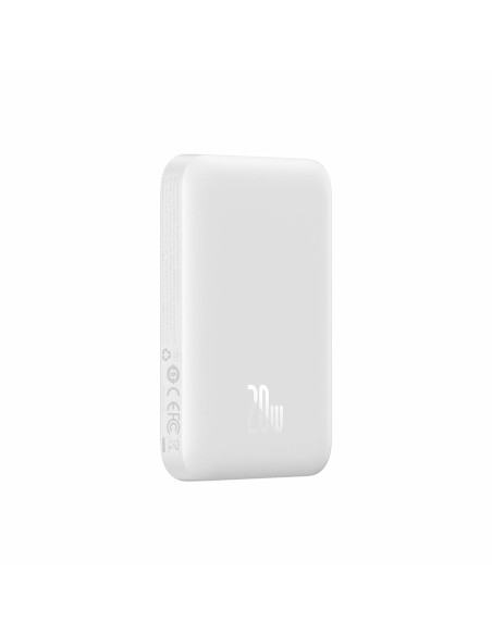 Powerbank Baseus Magnetic Mini Air Ppcxm06A 6000Mah 20W Z Kablem Simple Series Usb-C - Biały