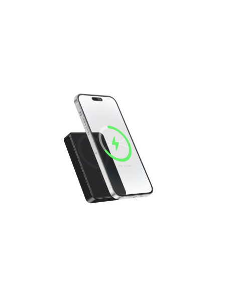 Gembird Bezprzewodowy Powerbank Magnetyczny 15W 10000 Mah, Czarny