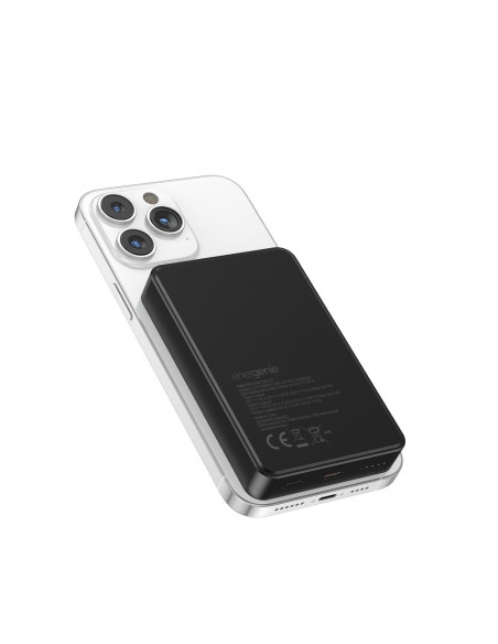 Gembird Bezprzewodowy Powerbank Magnetyczny 15W 10000 Mah, Czarny