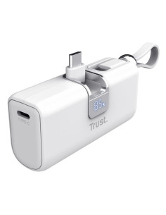 Kieszonkowy Powerbank Trust Pacto 5000 Mah Biały 2