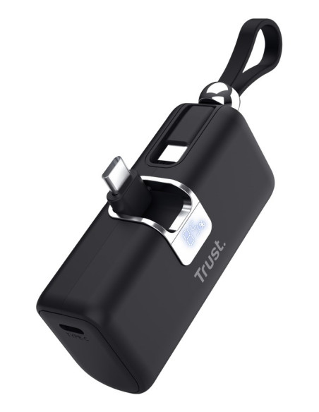 Kieszonkowy Powerbank Trust Pacto 5000 Mah Czarny
