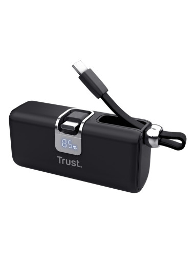 Kieszonkowy Powerbank Trust Pacto 5000 Mah Czarny
