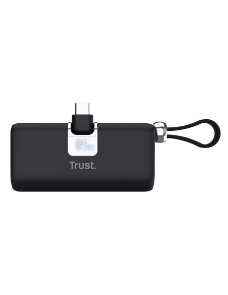 Kieszonkowy Powerbank Trust Pacto 5000 Mah Czarny