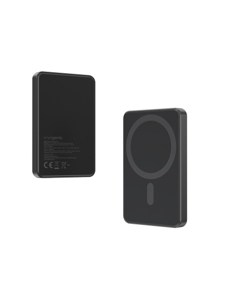 Gembird Powerbank Z Ładowaniem Beprzewodowym 15W 5000Mah, Czarny