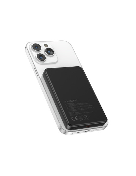 Gembird Powerbank Z Ładowaniem Beprzewodowym 15W 5000Mah, Czarny