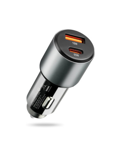 Everactive Ładowarka Samochodowa 1 X Usb Qc3.0, 1 X Usb-C Pd 83W Czarna Cc-60Q
