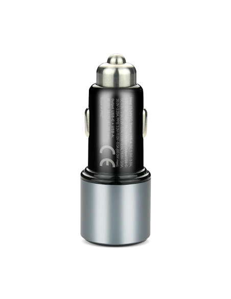Everactive Ładowarka Samochodowa 1 X Usb Qc3.0, 1 X Usb-C Pd 83W Czarna Cc-60Q