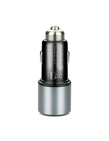 Everactive Ładowarka Samochodowa 1 X Usb Qc3.0, 1 X Usb-C Pd 83W Czarna Cc-60Q
