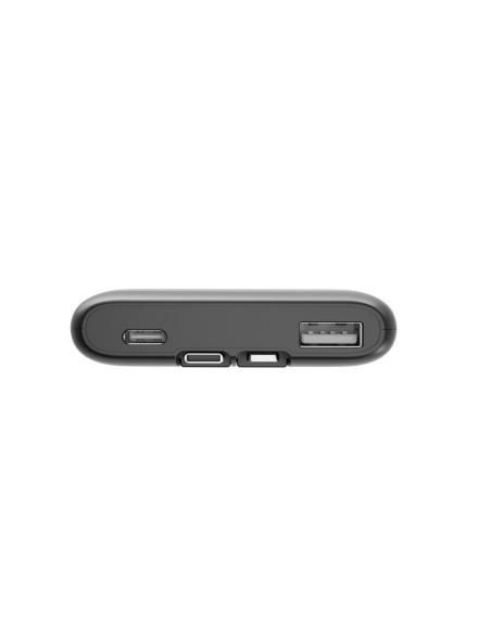 Gembird Powerbank O Pojemności 10000Mah Z Wyświetlaczem Lcd Zintegrowanymi Kablami Szybkim Ładowaniem Qc3.0 20W