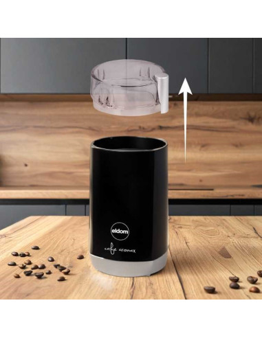 Eldom Młynek Do Kawy Mk40 Cafro 180W Czarny