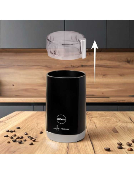 Eldom Młynek Do Kawy Mk40 Cafro 180W Czarny