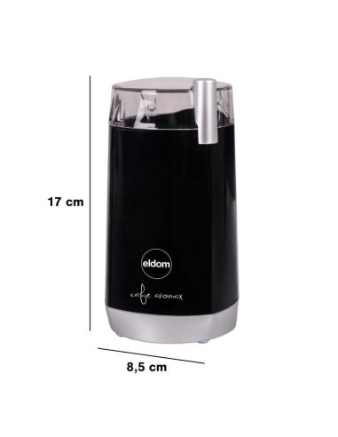 Eldom Młynek Do Kawy Mk40 Cafro 180W Czarny
