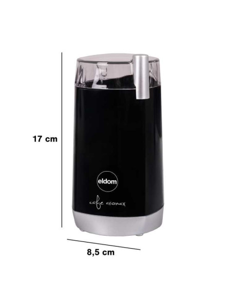 Eldom Młynek Do Kawy Mk40 Cafro 180W Czarny