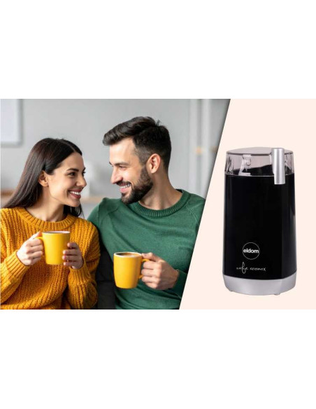 Eldom Młynek Do Kawy Mk40 Cafro 180W Czarny