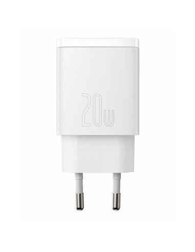 Baseus Ładowarka Sieciowa Usb, Usb-C (Biała)