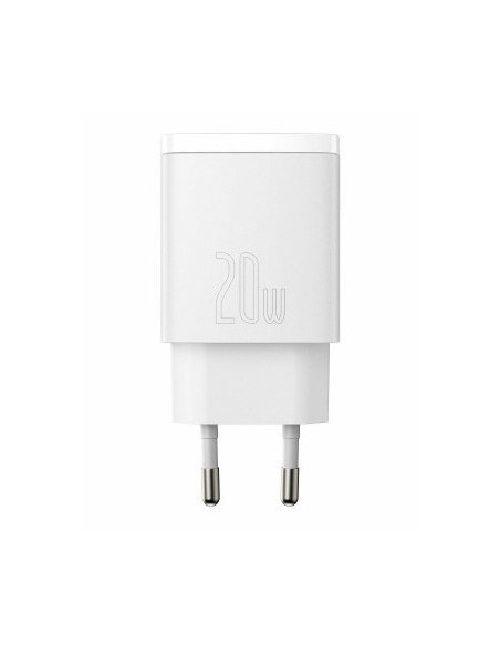 Baseus Ładowarka Sieciowa Usb, Usb-C (Biała)