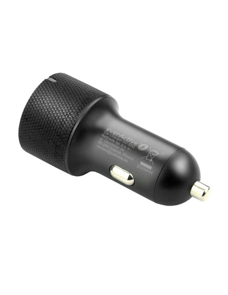 Everactive Ładowarka Samochodowa 1X Usb Qc3.0, 1 X Usb-C Pd 75W Czarna Cc-50Q