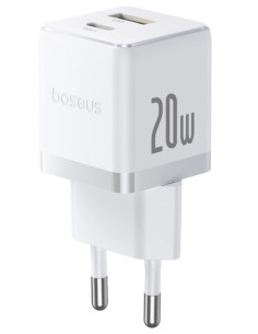 Ładowarka Sieciowa Baseus Palm 20W Usb-C Usb-A - Biała