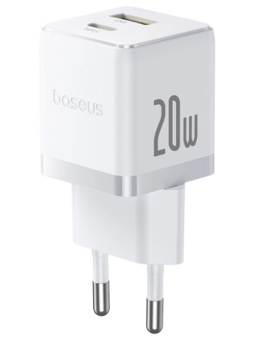 Ładowarka Sieciowa Baseus Palm 20W Usb-C Usb-A - Biała