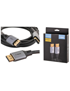 Kabel Displayport 4K60Hz Złota Wtyczka 3M