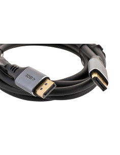 Kabel Displayport 4K60Hz Złota Wtyczka 3M 2
