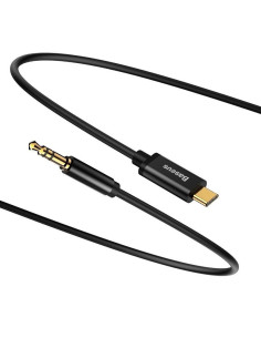 Kabel Baseus Cam01-01 (Usb Typu C M - Jack 3,5 Mm M  1,2M  Kolor Czarny) 2