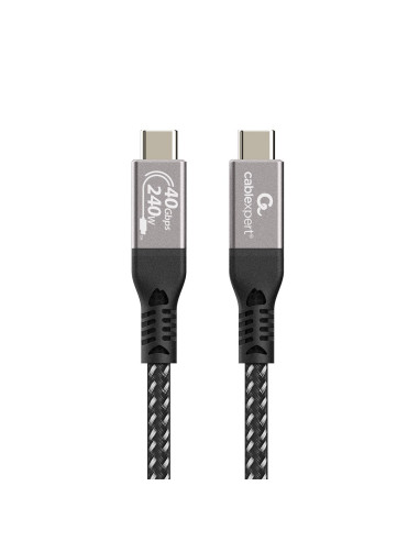Gembird Kabel Do Ładowania I Transmisji Danych Premium Usb 4 Type-C 40 Gb/S, 240 W, 0.5 M