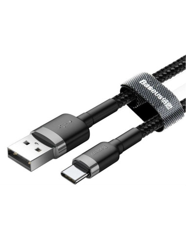 Kabel Baseus Cafule Catklf-Ag1 (Usb 2.0 - Usb Typu C   0,50M  Kolor Ciemnoszary)