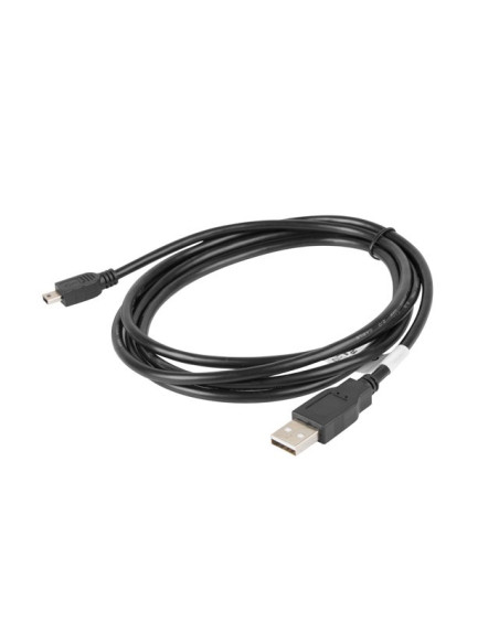 Kabel Lanberg Ca-Usbk-10Cc-0018-Bk (Usb 2.0 M - Mini Usb M  1,8M  Kolor Czarny)
