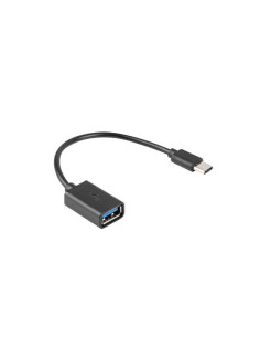 Lanberg Adapter Usb-C(M)- Usb-A(F) 2.0 15Cm Otg Ad-Otg-Uc-01 2