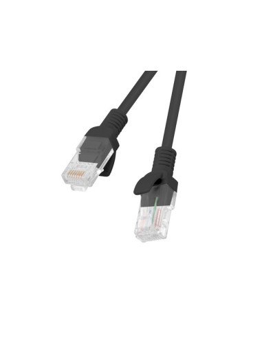 Patchcord Utp Lanberg Pcu5-10Cc-0050-Bk (Rj45 - Rj45   0,50M  Utp  Kat. 5E  Kolor Czarny)
