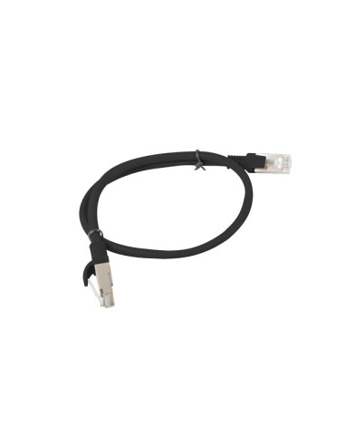Patchcord Utp Lanberg Pcu5-10Cc-0050-Bk (Rj45 - Rj45   0,50M  Utp  Kat. 5E  Kolor Czarny)