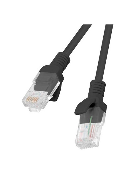 Kabel Utp Lanberg Pcu5-10Cc-0025-Bk (Rj45 - Rj45   0,25M  Utp  Kat. 5E  Kolor Czarny)