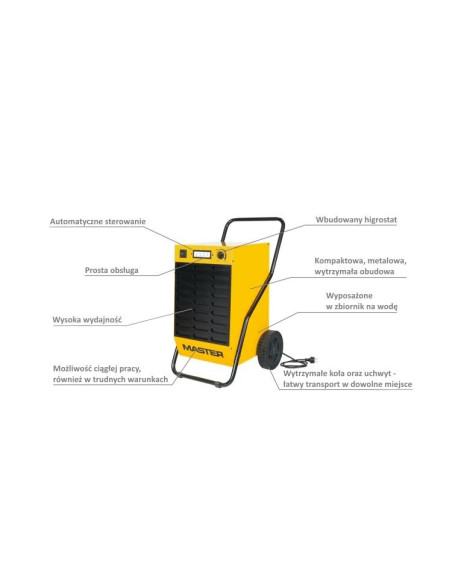 Master Osuszacz Powietrza Dh92 80 L/24H