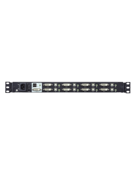 Aten Cl6708Mw Przełącznik Kvm Możliwości Montowania W Stelażu Czarny