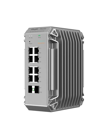 Ruijie Networks Rg-Nis3100-8Gt2Sfp-Hp Przełącznik Sieciowy Zarządzany L2 Gigabit Ethernet (10/100/1000) Obsługa Poe Szary