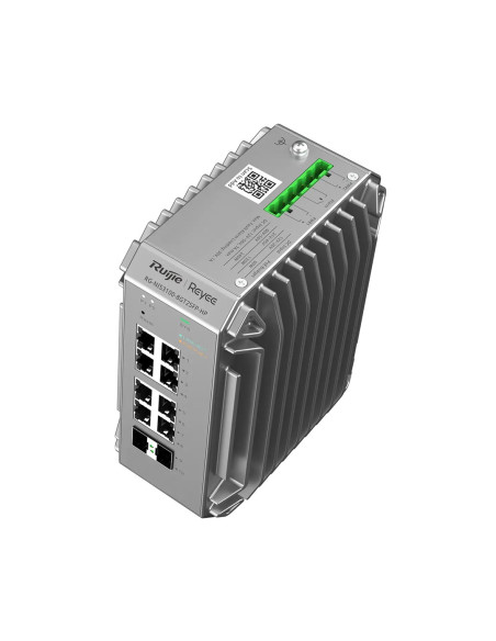 Ruijie Networks Rg-Nis3100-8Gt2Sfp-Hp Przełącznik Sieciowy Zarządzany L2 Gigabit Ethernet (10/100/1000) Obsługa Poe Szary