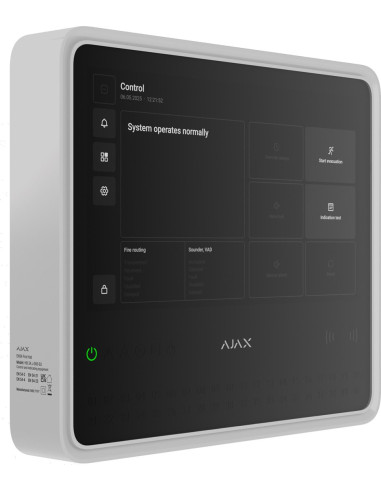 Ajax En54 Fire Hub Jeweller - White